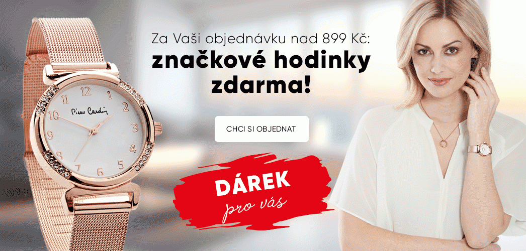 Značkové hodinky ZDARMA